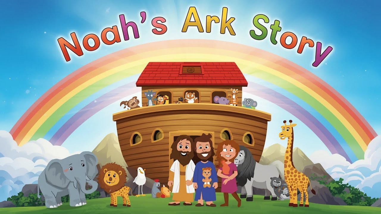 Noah’s Ark Animated Bible Story | Children Christian Story | Full HD ...