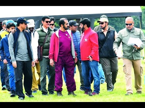 محمد بن راشد يشهد إنجازات فرسان الامارات في اوستن بارك بإنجلترا