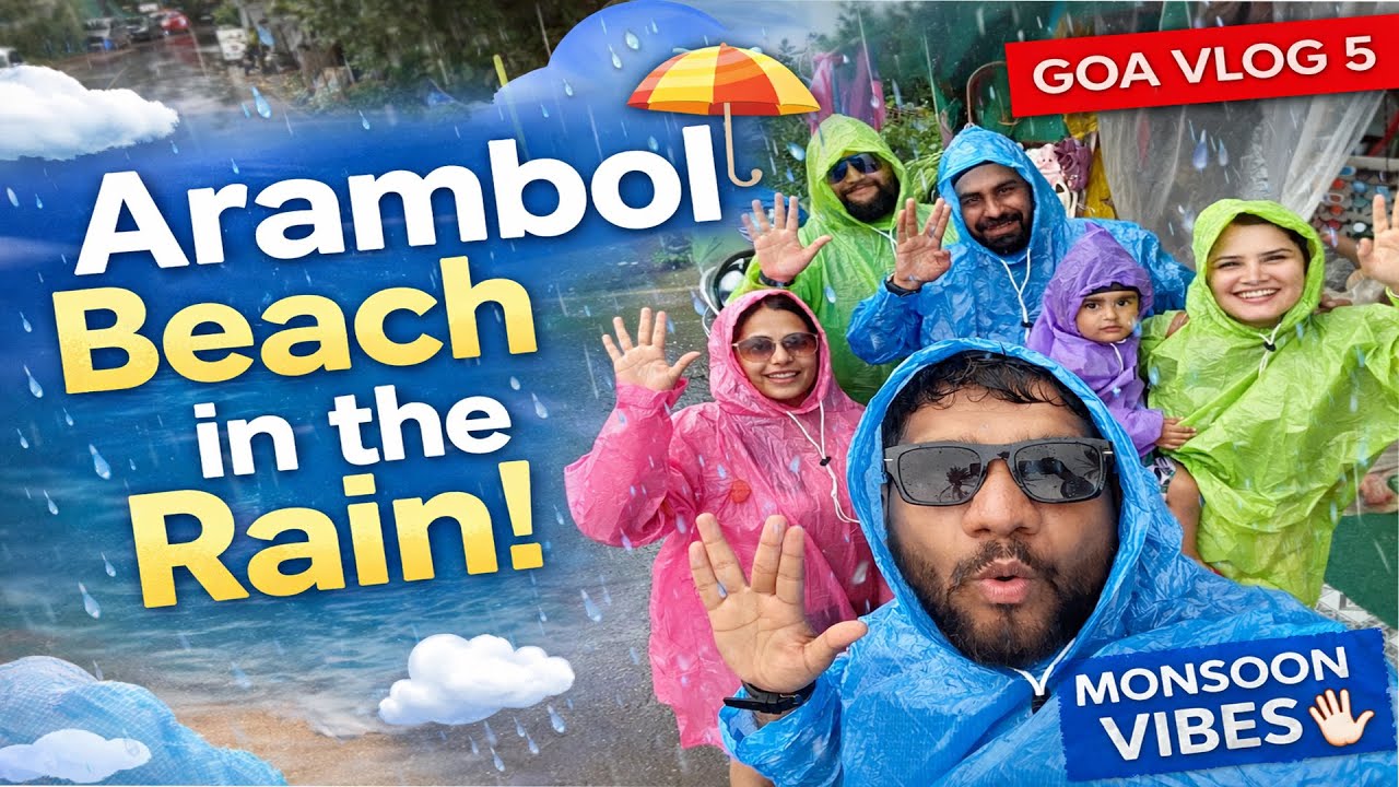 Monsoon Fun Arambol Beach | Goa Monsoon Vibes & Beach Fun | Goa Vlog 5 - YouTube