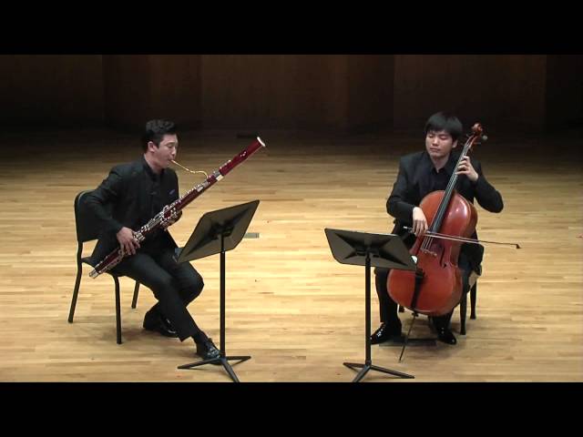 Mozart - Sonate pour basson et vcelle : Finale : Matthias Racz / Rafael Rosenfeld