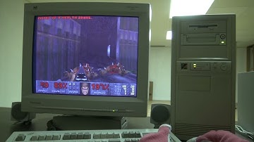 486 Computer slows down to a halt crash DOOM Malfunction in the BACKROOMS #DOScember