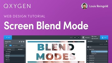 Screen Blend Mode in WordPress with Oxygen