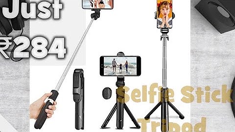 NAFA Portable Selfie Stick Tripod with Bluetooth Remote ||Multipurpose