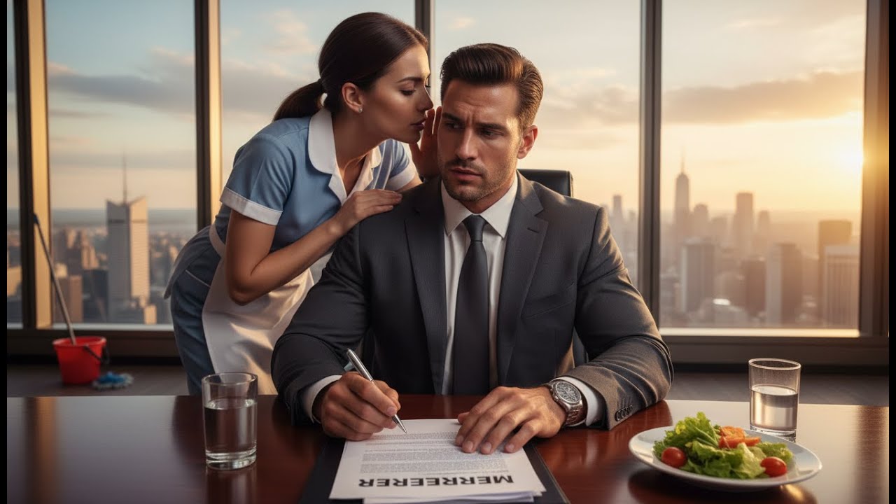 Ο μεγιστάνας ήταν ένα βήμα πριν τη χρεοκοπία… μέχρι που η καθαρίστρια του ψιθύρισε μια αλήθεια