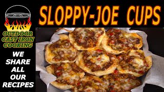 Sloppy Joe Cups
Sloppy-Joe Cups
(For a 12” Camp Oven & #7 Skillet)
Ingredients:
1 lb. lean ground beef
1 red bell pepper, chopped
1 bunch green onions, sliced, divided
2 tbsp. yellow mustard
¾ cup barbecue sauce
1 ½ cup shredded cheese, divided
1 can refrigerated big buttermilk biscuits (8 biscuits)
salt, pepper, garlic and/or other seasonings to your taste
Directions:
1. Brown ground beef, bell pepper and ½ cup onions in skillet, using 20 briquettes under oven. Drain grease from skillet and add, mustard, barbecue sauce and 1 cup of cheese. Stir mixture to blend evenly and cook for 2 minutes, until cheese is melted. Season to taste and remove skillet from heat.
2. Open and separate biscuits and place into a greased Camp Oven or use parchment paper if oven is not greased. Press a well into each biscuit using the bottom of a measuring cup to form the biscuit cups. Spoon meat mixture into the biscuit cups. Bake at 375°F using 27 briquettes 15-20 minutes, (18 on lid, 9 under oven) until biscuits are lightly browned. Sprinkle remaining cheese over the filling of each biscuit cup and bake an additional 5 minutes, or until cheese is melted. (The cheese takes the “Sloppy”, out of “Sloppy-Joe”) Sprinkle remaining onions on top before serving.
3. Enjoy this tasty dish!!! (Serves 8)
Webisode Index:
0:00 Intro
0:30 Opening
0:53 Pantry Box
1:27 Cooking the Meat Mixture
2:51 Spice it Up
4:44 Making the Biscuit Cups
6:26 Filling the Cups
6:39 Baking the Cups
7:02 The Money Shot
7:23 Plating Up
7:43 Eat Time
7:59 Closing
8:23 Outro
9:15 Sweet & Sour Sloppy Joes Link
Our Resource Links:
Cast Iron Cookware
Lodge Mfg.
https://www.lodgecastiron.com
Camp Chef
https://www.campchef.com
Cast Iron Roasted Coffee
WYO Buckin Beans
https://wyobuckinbeans.com/
Cutlery
Furnace Creek Forge
https://furnacecreekforge.com
Hunting Guide Services
Wyoming Wildlife Outfitters
https://wyomingwildlifeoutfitters.com
Game Meat Processing
Big Horn Meat Cutting
https://bighornmeatcutting.com
King Arthur Flour
Pizza Dough Flour
https://shop.kingarthurbaking.com/items/high-gluten-flour-3-lb
Music
Epidemic Sound
https://www.epidemicsound.com/referral/i3zn3v/ Sloppy Joe Cups