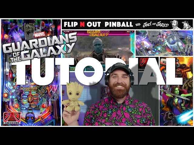 Guardians Of The Galaxy Pinball Tutorial (Flip N Out Pinball, 2025