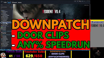 How to Downpatch Resident evil 4 Remake for Any% speedruns ( Door skip,Ammo glitch etc. ) 2024!