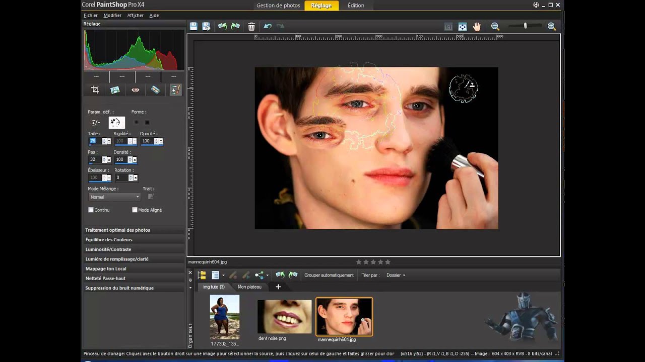 [tuto pro x4] 07 pinceau de clonage YouTube