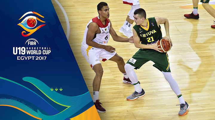 Germany v Lithuania - Full Game - FIBA U19 Basketball World Cup 2017