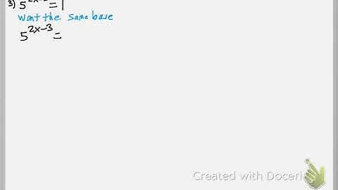 Math 111 : 4.5 part 1 #3 (Precalculus Tutorial : Exponential & Logarithmic Equations)