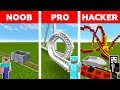 Minecraft NOOB vs PRO vs HACKER : ROLLER COASTER CHALLENGE in minecraft / Animation