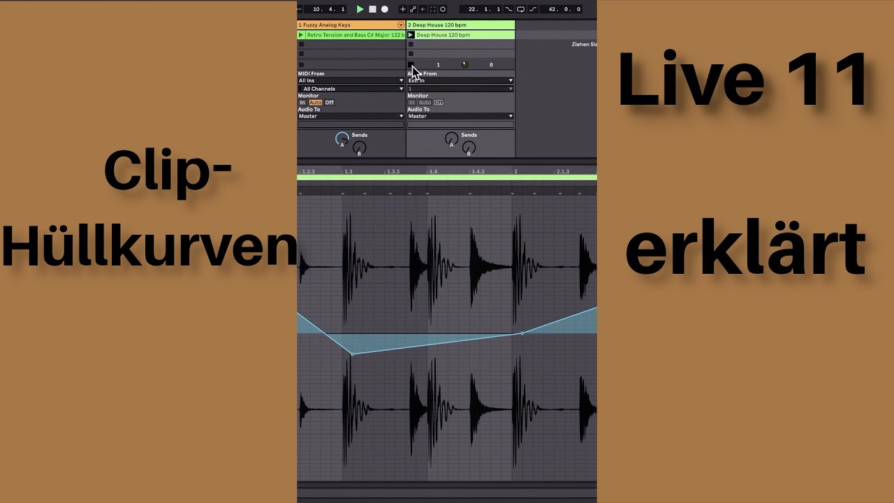 Clip Envelopes in Ableton Live 11 Einsteigerkurs Teil 12 YouTube