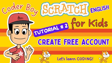 Scratch Tutorial #2 | Create Account - Easy Guide for kids (English) #scratch #kids #english