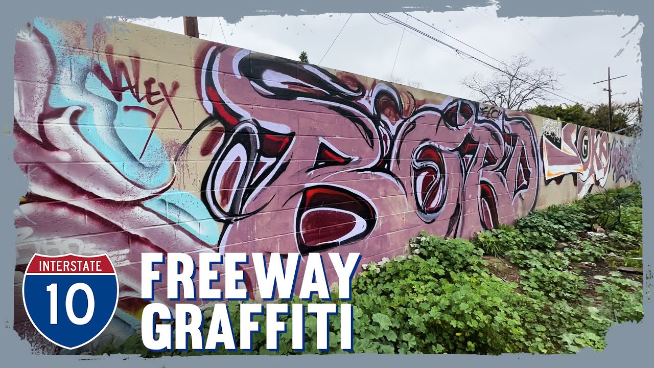 crasty graffiti 原画 Los Angeles Graffiti - 10 Freeway Walls Been Getting Crushed