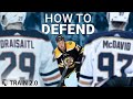 How to defend a 2 on 1 in hockey