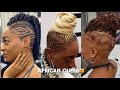 Unleashing the Power of Shaved Hairstyles for Black #america Queens.