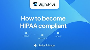 How to become HIPAA Compliant on Sign Plus?