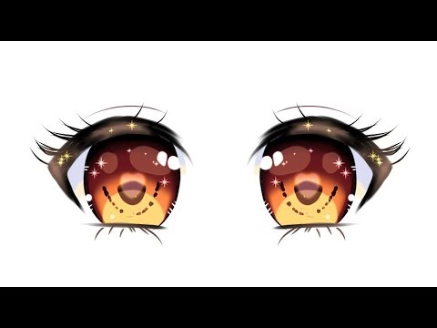 How to draw an anime eyes || ibis paint x tutorials || Anime eye tutorial  || Anime art || - YouTube