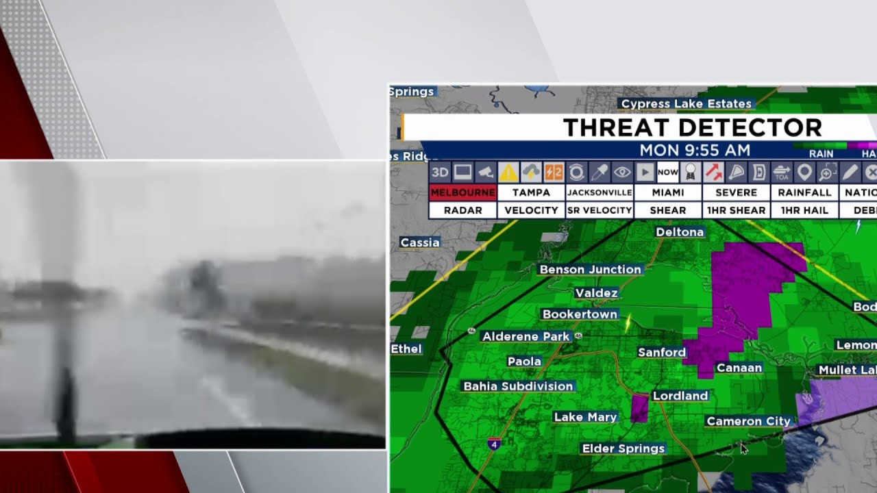 Tornado touches down in Seminole County, National Weather Service ...