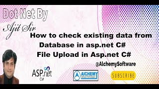 How to check existing email from database while inserting new records | Image upload in asp.net C#