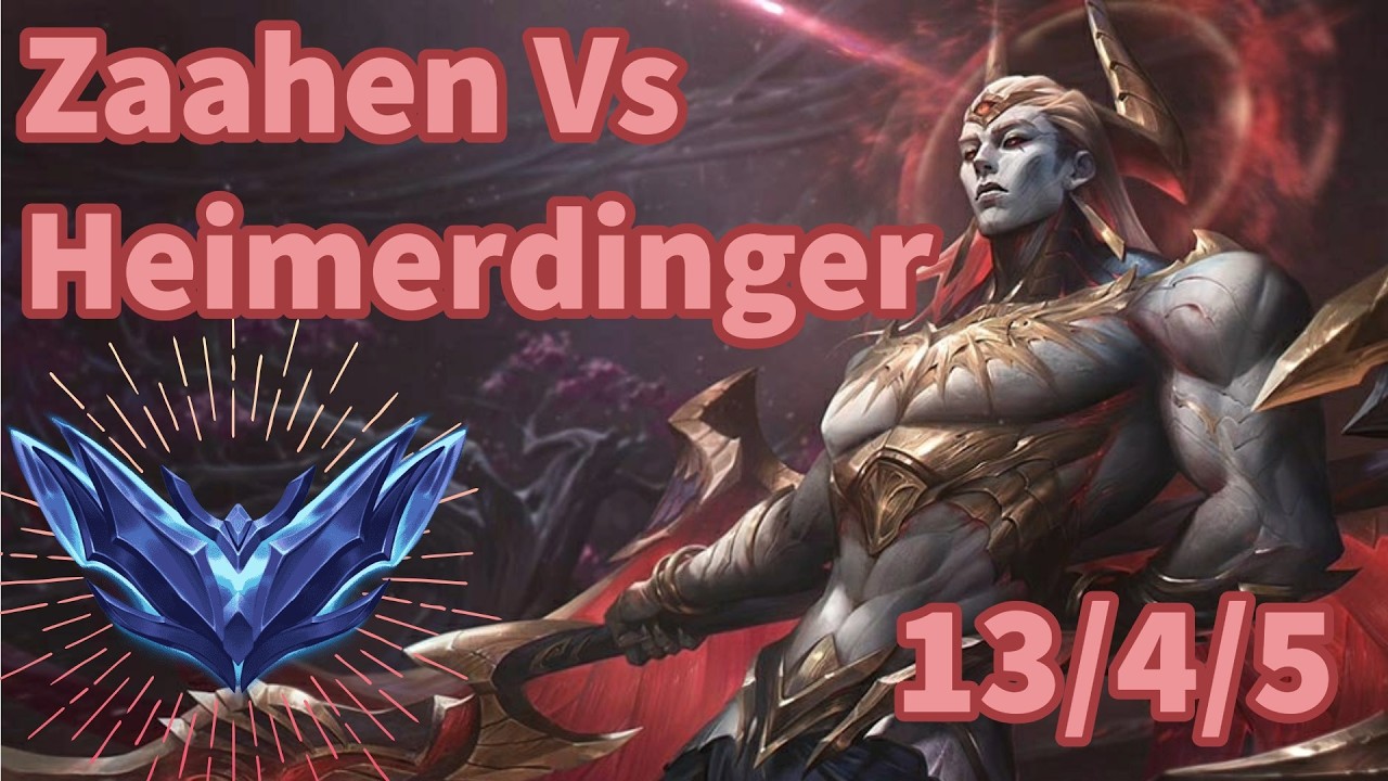 [League of legends] Zaahen Top Vs Heimerdinger!!!! Dominio total - YouTube