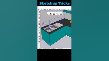 ☑️ Add Sketchup component like a pro #sketchup #shorts #new