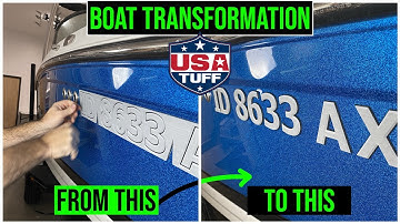 USATuff SeaDek Boat Registration Number Installation Tutorial | 3D Raised Premium Decal Stickers