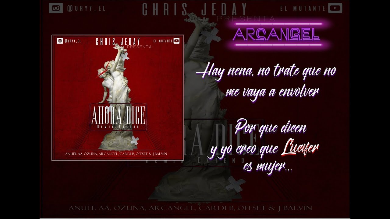 Ozuna Ahora Dice Ft. Anuel AA, J Balvin & Arcangel LETRA HD VIDEO Y