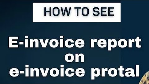 how to download e invoice gst portal | GST portal 2024 #tech #gst #account