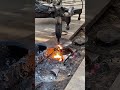 Gas cutting process work 🔥#cutting #gas #restoration #ironwork