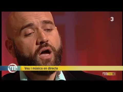 El contratenor Xavier Sabata a TV3 (cançó + entrevista)