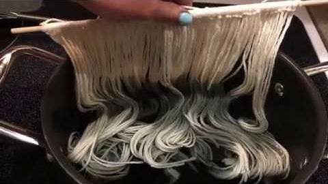 Dip Dye Yarn Hanging Macrame-Ombre Effect