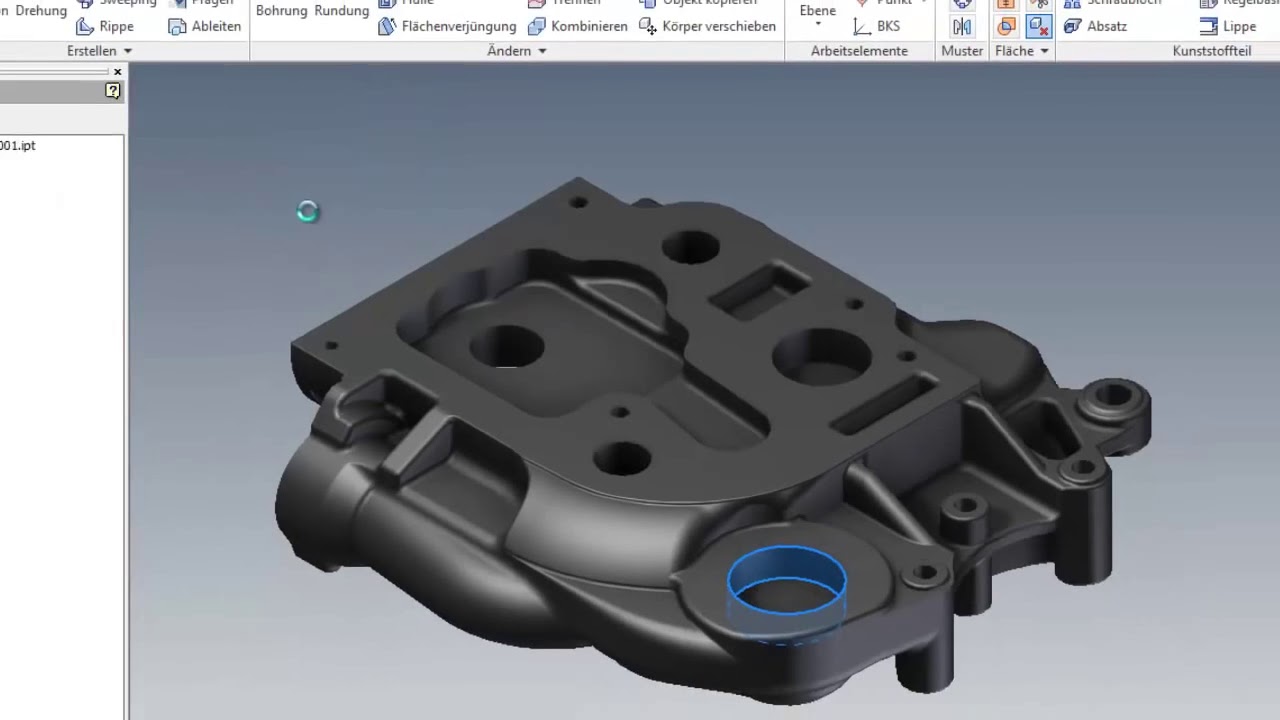 New Bearbeiten von Fremddaten mit Autodesk Inventor