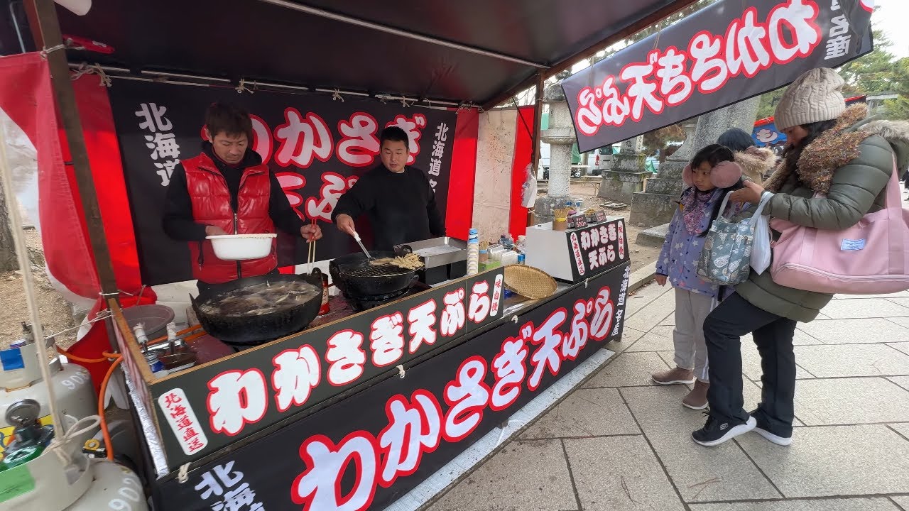 Kyoto 4K Kitano Tenmangu Tenjinsan Flea Market Walkthrough kyoto