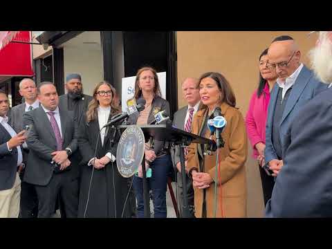 Governor Hochul Joins Local Elected Officials To Respond to Antisemitic Vandalism
