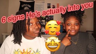 6 Signs He actually likes you | The BriAir Channel!!