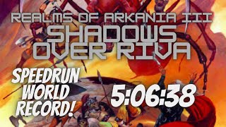 Realms of Arkania III - Shadows over riva - Speedrun World Record - Any% (5:06:38)