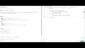 Meta Interview Question - Merge Intervals- Leetcode 56- Python