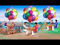 गुब्बारे रेस्तरां Balloons Restaurant Comedy Kahani हिंदी काहनिया Hindi Kahaniya Comedy Video