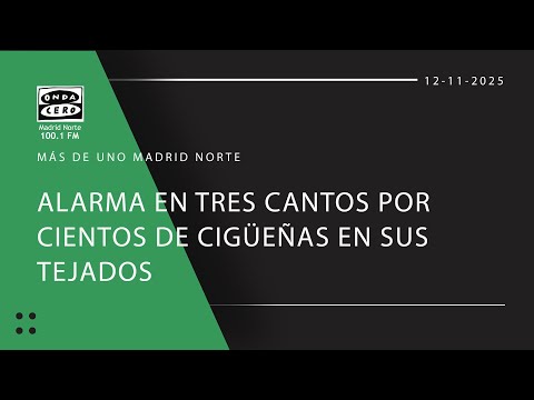 Alarma en Tres Cantos por cientos de cig&uuml;e&ntilde;as en sus tejados