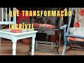 AS CADEIRAS FICARAM NOVAS E LINDAS