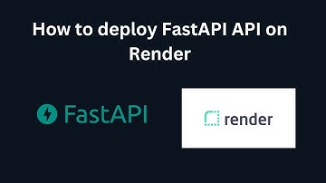How to deploy FastAPI API on Render [FREE]