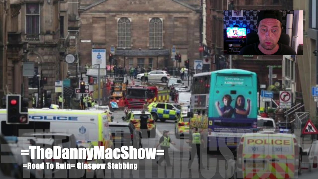 Man shot dead by police after stabbing in Glasgow hotel - YouTube