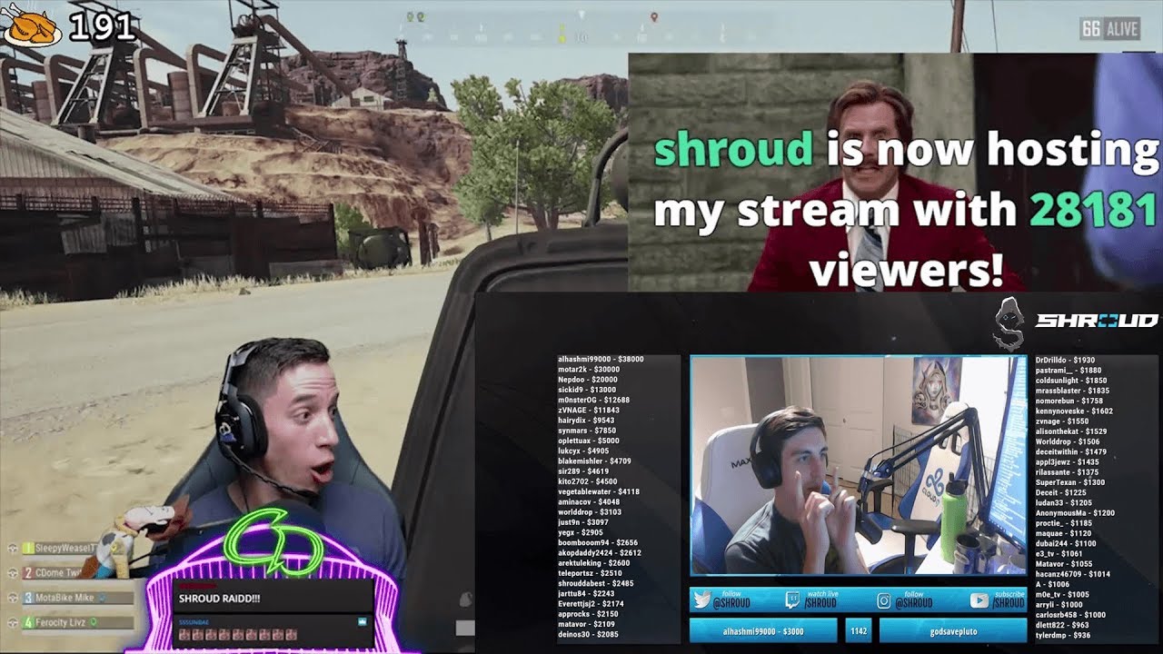 Shroud Raided Me With 28k Viewers! | INSANE | Pubg | Xbox | Streamer | Twitch