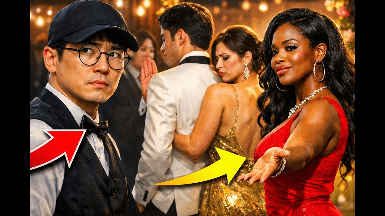 Korean Mafia Boss Entered the Ceremony in Disguise, Rejected by Everyone Then a black lady Dared to…