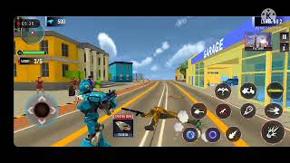 POLICE Video Games LIMO CAR ROBOT TRANSFORMATION screenshot 5