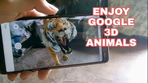 How to view Google 3D animals in your mobile | No other app | AR Core | AR features