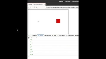 Tutorial 2, Programación de juegos Movimiento de personaje con el teclado