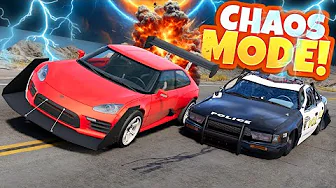 Random Cars in CHAOS MODE Create Total Destruction! (BeamNG Drive Mods)