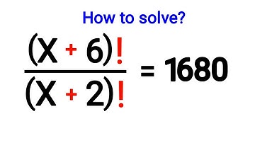 A Nice Factorial Equation  || Math Olympiad || Explored Maths